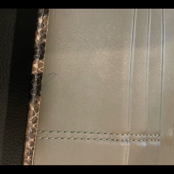 Coach leather wallet - Picture 5 of 6